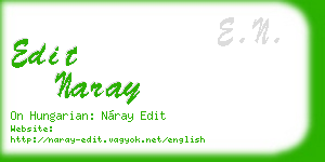 edit naray business card