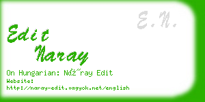 edit naray business card